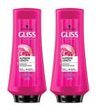 Gliss Supreme Length Biotin Kompleksi - Şakayık Çiçeği Etki Tüm Saçlar İçin Kadın Saç Kremi 2x360 ml