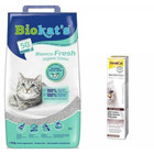 Biokats Bianco Fresh Topaklanan İnce Taneli Bentonit Kedi Kumu 10 lt
