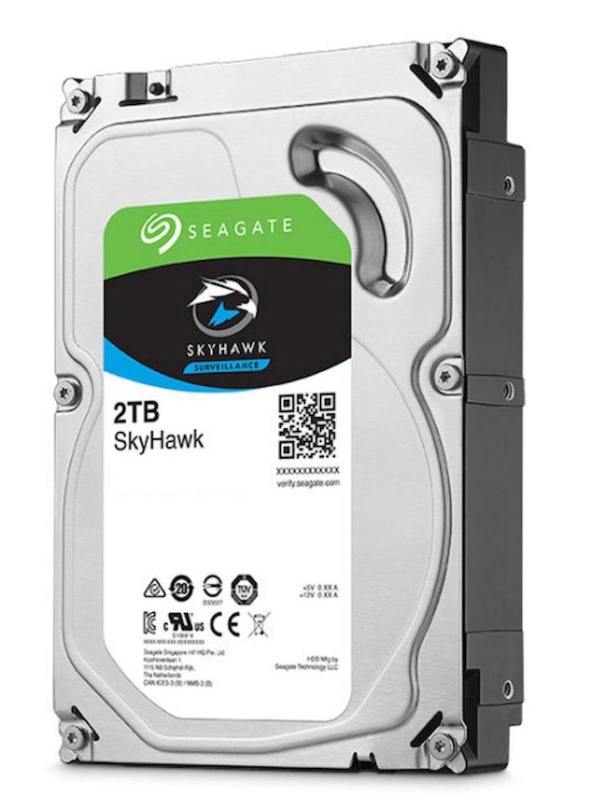 Seagate ST2000VX015 2 TB 3.5 inç 5400 rpm 256 MB SATA 3.0 Güvenlik Kamerası Harddisk