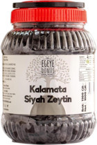 Egeye Dönüş Kalamata Az Tuzlu Siyah Zeytin Pet Kavanoz 1 kg