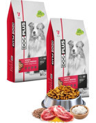 DogPlus Kuzu Etli Pirinçli Tüm Irklar Yetişkin Köpek Maması 2x3 kg
