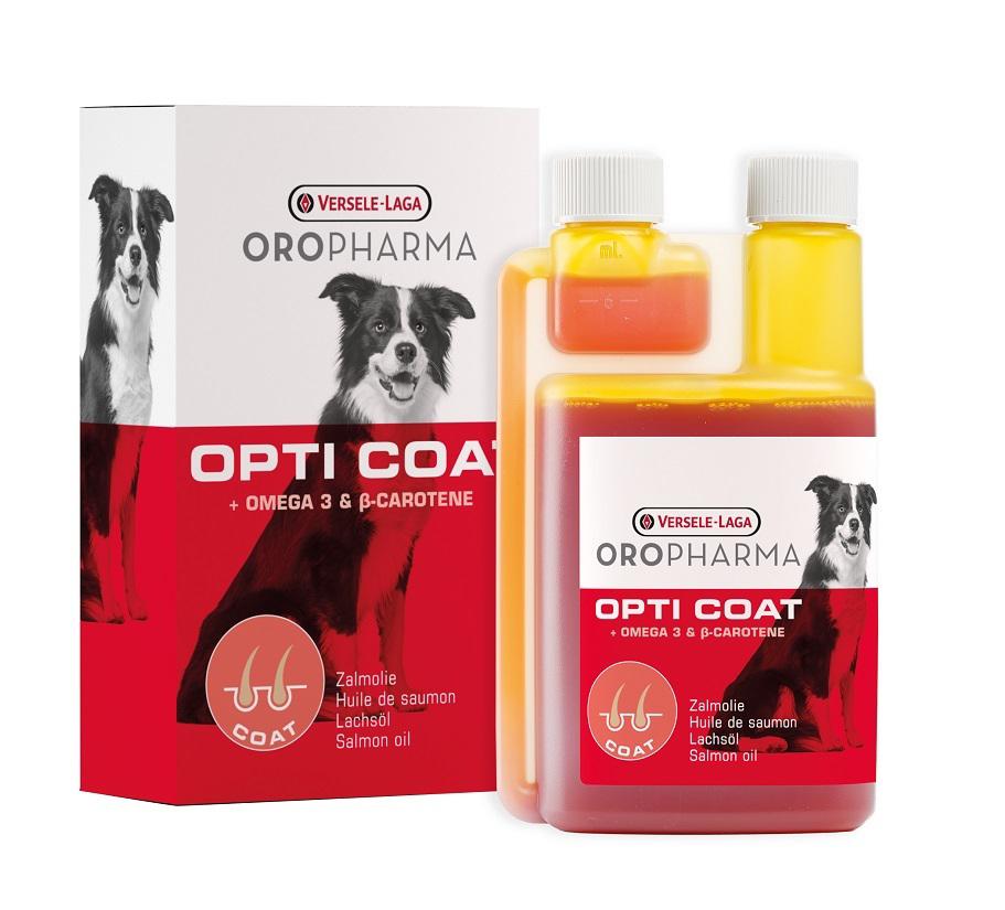 Versele Opti Coat Yavru Yetişkin Omega 3 Yağ D Vitamini Kemik Eklem Tüy Sağlığı İçin 250 gr Sıvı Köpek Vitamini