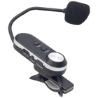 Magicvoice MV-1309E Profesyonel Condenser Kablosuz Yayıncı Yaka Mikrofonu Siyah