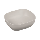 Vitra Outline 5994B403-0016 Klasik Tekli 48 cm Seramik Tezgah Üstü Oval Lavabo Beyaz