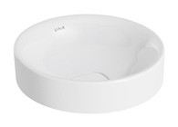 Vitra Metropole 7532B003-1398 Klasik Tekli 40 cm Seramik Tezgah Üstü Oval Lavabo Beyaz
