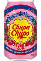 Chupa Chups Bubble Gum Kirazlı Soda 345 ml