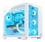Game Master F-7 RGB Sıvı Soğutmalı 7 Fanlı Beyaz Dikey Kullanım ATX Oyuncu Bilgisayar Kasası