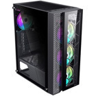 Gamebooster GB-F3105B RGB Mesh 4 Fanlı Siyah Dikey Kullanım ATX Oyuncu Bilgisayar Kasası