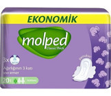 Molped Classic Thick Kalın 20'li Hijyenik Ped 8 Adet
