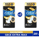 Orkid Extra Max Orta 14'lü Hijyenik Ped 2 Adet