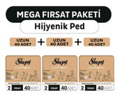 Sleepy Ecologic Organik Antialerjik İnce 40'lı Hijyenik Ped 3 Adet