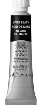 Winsor & Newton Professional 386 S.1 Tüp Mars Black Sulu Boya