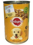 Pedigree Tavuklu Parça Etli Yavru Yaş Köpek Maması 400 gr