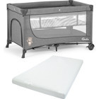Gulz Lindo 20 kg Kapasiteli Ayarlanabilir Taşınabilir Katlanabilir 70x120 cm Sallanan Anne Yanı Park Yatak Gri