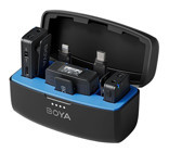 Boya All-in-One Condenser 3.5 mm Kablosuz Yayıncı Bluetooth USB Siyah Yaka Mikrofon