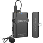 Boya By-Wm4 Pro-K5 Condenser Type C Kablosuz Yayıncı Siyah Yaka Mikrofon