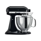 KitchenAid 5KSM175PSEOB Metal 300 W 4.8 lt Standlı Hamur Yoğurma ve Mutfak Şefi Siyah