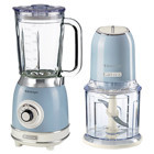 Ariete Vintage 400 W 600 ml Cam Hazneli Buz Kırıcılı 4 Bıçaklı Elektrikli Rondo Mavi