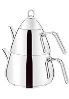 Evimsaray Şahika S7117 Çelik Çaydanlık İnox