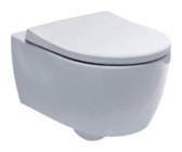 Geberit Icon Rimfree Soft Slim Seramik Kanalsız Arkadan Çıkışlı Gömme Duvara Sıfır Asma Klozet Beyaz