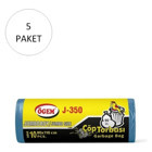 Ögem J-350 Jumbo Boy 80x110 cm Çöp Poşeti 5x10 Adet Mavi