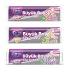 Parex Meyve Kokulu Büzgülü Büyük Boy 65x70 cm Çöp Poşeti 45 Adet Desenli