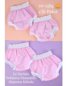 Baby Hola 10-15KG 4'lü Defalarca Yıkanabilir Yüksek Emici Alıştırma Külodu 1400