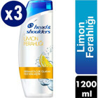 Head & Shoulders Kepek Karşıtı Arındırıcı Düz Saçlar İçin Limonlu Parabensiz Kremsiz Şampuan Unisex Şampuanı 400 ml