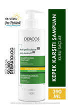 Vichy Dercos Anti-Pel Effective Düz Saçlar İçin Parabensiz Kremsiz Şampuan Unisex Şampuanı
