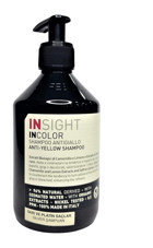 Insight Incolor Anti Yellow Boyalı Düz Saçlar İçin Parabensiz Kremsiz Şampuan Unisex Şampuanı 400 ml