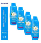 Blendax Onarıcı Düz Saçlar İçin Yasemin Özlü Kremsiz Şampuan Unisex Şampuanı 4x470 ml