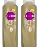 Elidor Superblend Saç Dökülmesine Karşı Düz Saçlar İçin Kremsiz Şampuan Unisex Şampuanı 2x500 ml