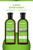 Tresan Kepek Karşıtı Düz Saçlar İçin Parabensiz Kremsiz Şampuan Unisex Şampuanı 300 ml