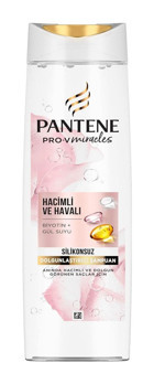 Pantene Hacimli Ve Havalı Arındırıcı Düz Saçlar İçin Kremsiz Şampuan Unisex Şampuanı 400 ml