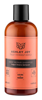 Ashley Joy Onarıcı Düz Saçlar İçin Kremsiz Şampuan Unisex Şampuanı 400 ml