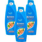 Blendax Onarıcı Düz Saçlar İçin Badem Yağı Kremsiz Şampuan Unisex Şampuanı 3x500 ml