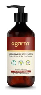 Agarta Saç Dökülmesine Karşı Arındırıcı Düz Saçlar İçin Tuzsuz Sülfatsız Keratin Parabensiz Kremsiz Şampuan Unisex Şampuanı 400 ml