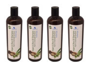 Hunca Onarıcı Düz Saçlar İçin Argan Yağlı Parabensiz Kremsiz Şampuan Unisex Şampuanı 4x700 ml
