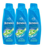 Blendax Nemlendirici Düz Saçlar İçin Aloe Vera Kremsiz Şampuan Unisex Şampuanı 3x500 ml