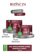 Bioxcin Forte Saç Dökülmesine Karşı Düz Saçlar İçin Kremsiz Şampuan Unisex Şampuanı 6x300 ml