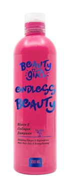 Beauty Girl Biotin & Kolajen Onarıcı Düz Saçlar İçin Keratin Kremsiz Şampuan Unisex Şampuanı 350 ml