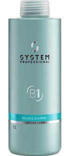 Wella System Professional Balance Dengeleyici Düz Saçlar İçin Kremsiz Şampuan Unisex Şampuanı 1000 ml