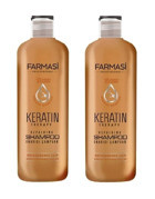 Farmasi Professional Therapy Onarıcı İnce Telli Düz Saçlar İçin Keratin Kremsiz Şampuan Unisex Şampuanı 2x360 ml