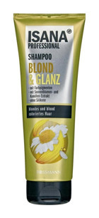 Isana Professional Blond Boyalı Düz Saçlar İçin Kremsiz Şampuan Unisex Şampuanı 250 ml