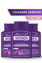 Zigavus Collagen Düz Saçlar İçin Keratin Parabensiz Kremsiz Şampuan Unisex Şampuanı 300 ml
