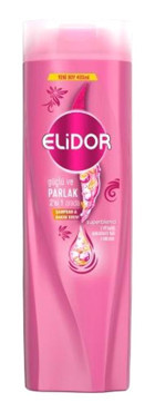 Elidor Güçlü ve Parlak Onarıcı Düz Saçlar İçin Kremsiz Şampuan Unisex Şampuanı 24x400 ml