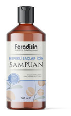 Feradisin Kepek Karşıtı Düz Saçlar İçin Kremsiz Şampuan Unisex Şampuanı 500 ml