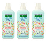 Green Clean Baby Bitkisel Organik Tüm Renkler İçin 60 Yıkama Sıvı Deterjan 3x1 lt
