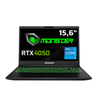 Monster Abra A5 V20.3.2 Harici GeForce RTX 4050 Intel Core i7 13700H 32 GB DDR5 1 TB SSD 15.6 inç FHD Freedos Gaming Laptop