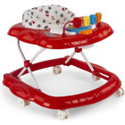 Baby2Go 2076 Budy Çapalı 6 Tekerlekli 3 Kademeli Oyuncaklı Müzikli Örümcek Yürüteç Kırmızı